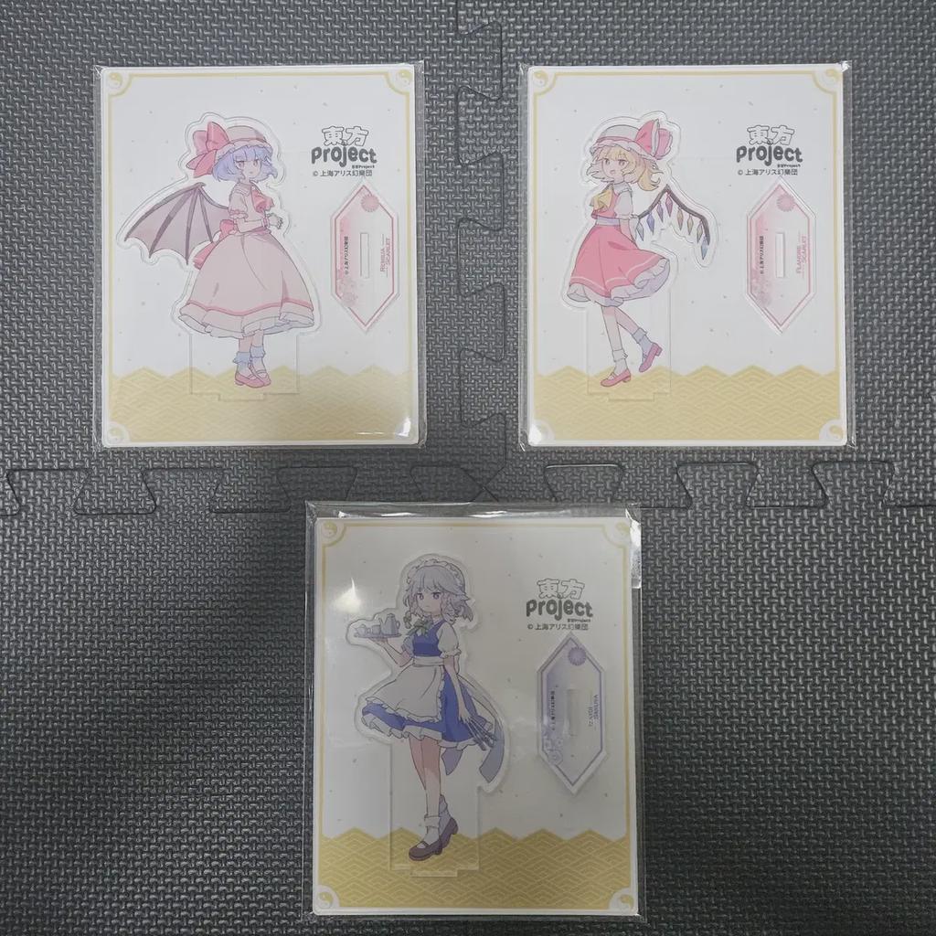 Batch) Touhou Project Flandor, Remilia, Sakuya Acrylic Stand