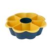 Multi Grid Fruit Tray 360 Degrees Rotatable Multifunctional Draining Basket Hot Pot Platter for Home