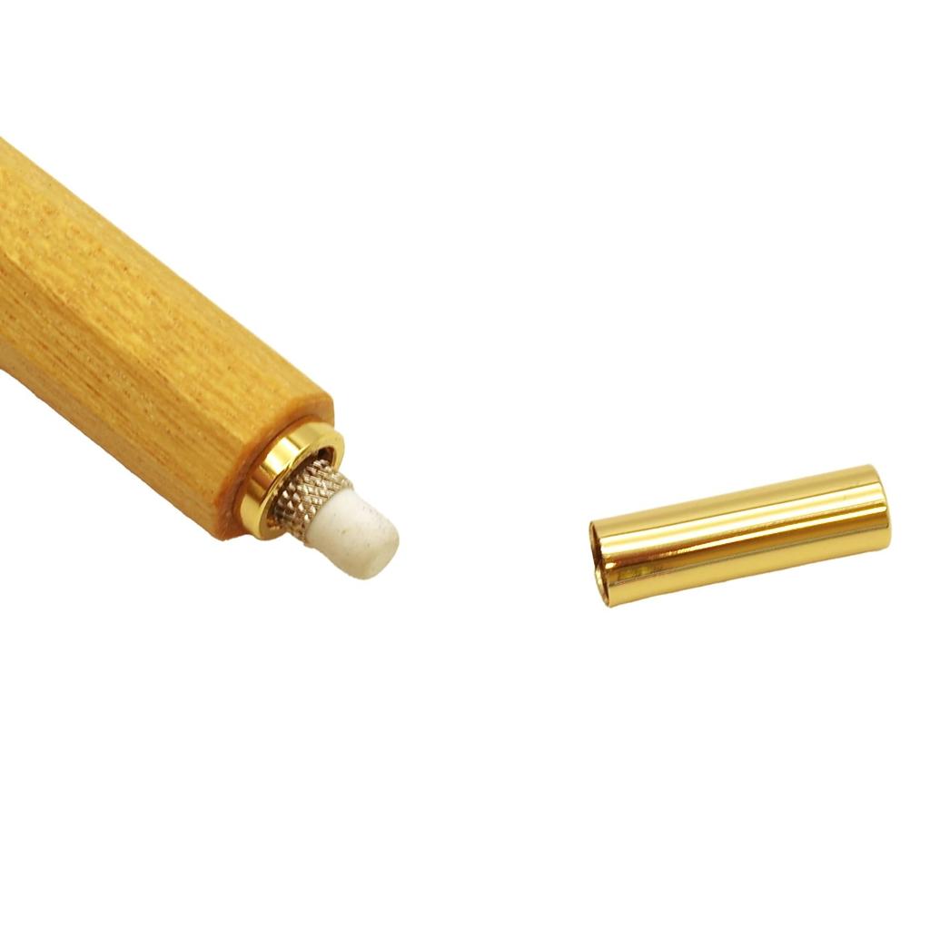 Octagonal Sharp Heart Pen/Yellow