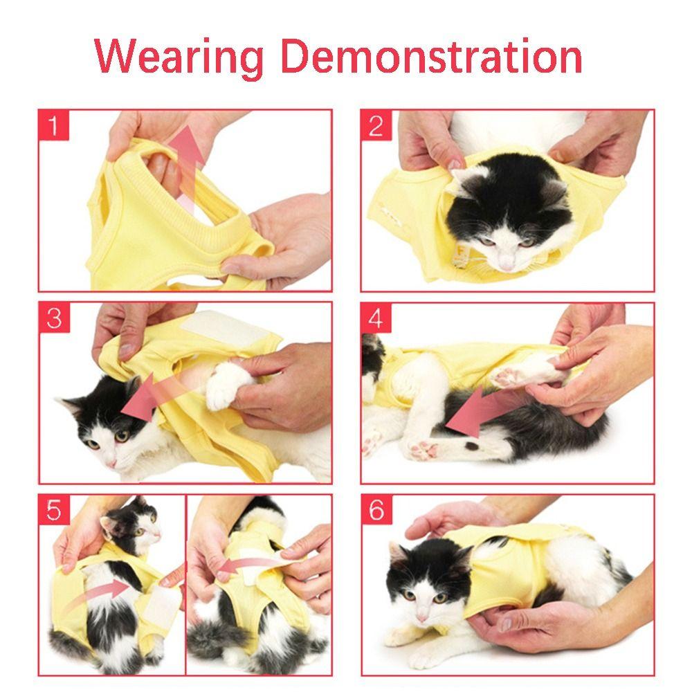 Успокаивающий Отлучение Послеродовая Хирургическая Реабилитация Хирургия Восстановительный Костюм Одежда для Питомца Кошачий Жилет