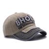 New embroidered denim cap men's European and American old washed personalized baseball cap women's sunshade sunscreen hat tide