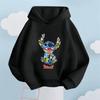 Экран, полный детского веселья! Детское худи с принтом коллажа Stitch Fun, переносящее детей в фантастический и милый мир