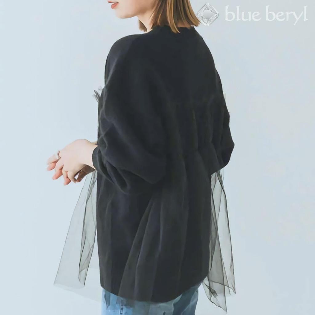 Тюль стыковочный трикотажный пуловер для длинного круглого свободного объемного туники талии повседневного свободного покроя женственного стройнящего аккуратного пышного женского, рукава, горловина, посадка,