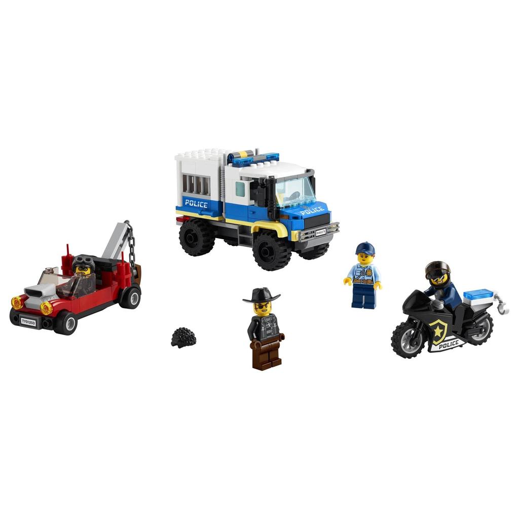 LEGO City Thief Convoy 60276 Toy Block Present Police Detective Vehicle Vehicle Мальчики Девочки Возраст 5+