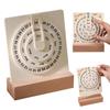 DIY Perpetual Calendar Handmade Desk Calendar Rotating Calendar  College Entrance Examination