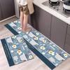 Kitchen Floor Bathroom Mat Anti-slip Laundry Room Mat Bedroom Carpet Living Room Floor Mat