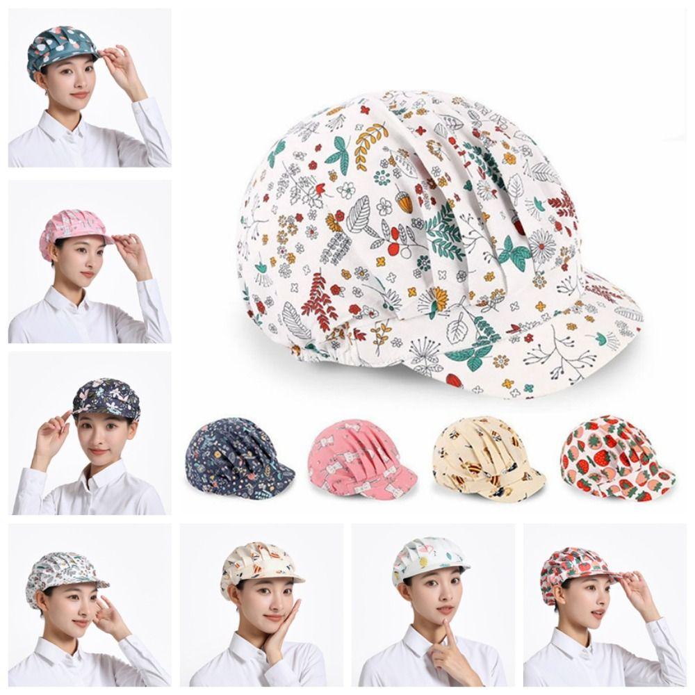 Adjustable Kitchen Casquette Hat Full Cloth Dust Protection Cap Working Hat Beauty Salon