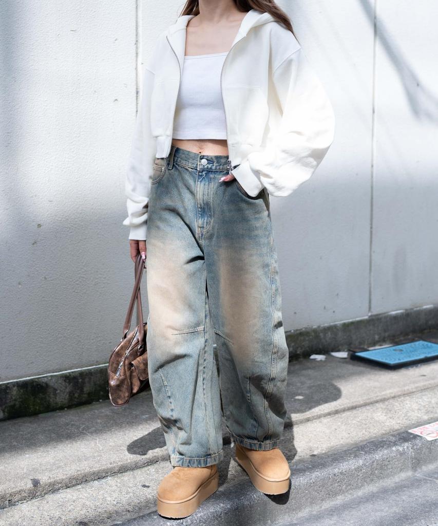 WEGO Short Zip Short Korean Size Type B Double Black Women's Hoodie, Sweatshirt, Hoodie, Top, Length, Streetwear, Dance, Style, Casual, Gift, Classic,