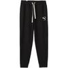 Logo Design Fashionable Versatile Cuffed Knitted Sports Pants Women Bottoms Black 686371-01