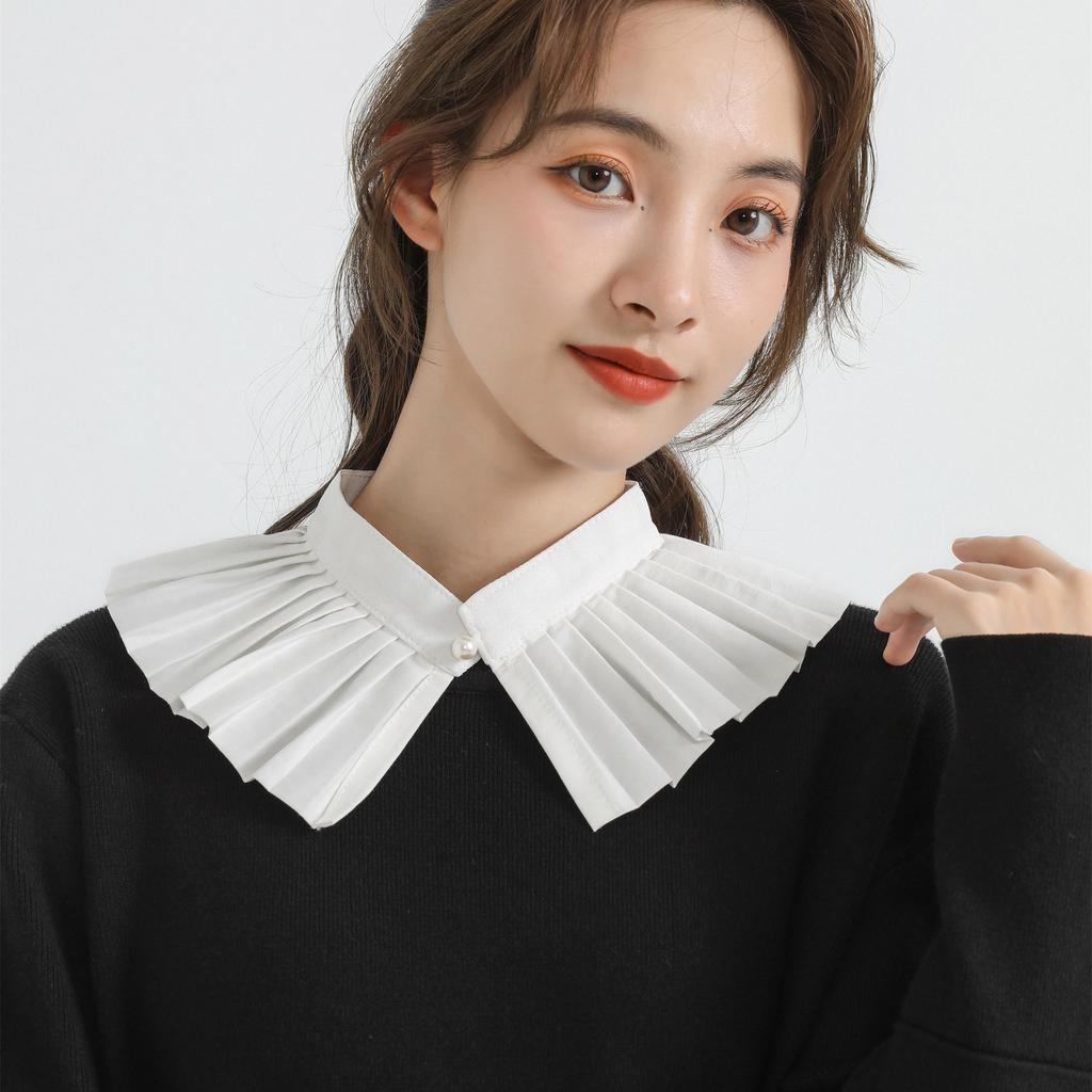 Women Fake Collars Scarf Female Blouse Tops False Collar Shawl Girls Neckwear Shirt Detachable Collars Fuax Cols Accessory