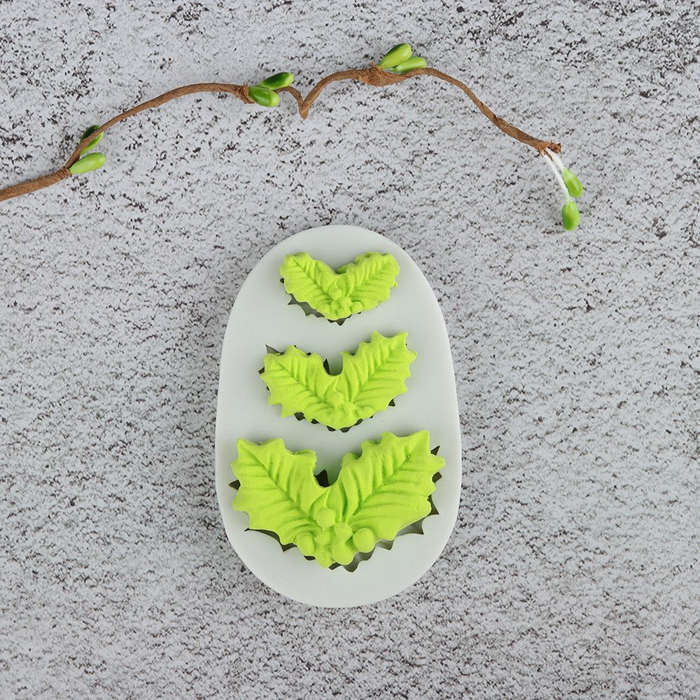 Decoration Tools Fondant Cake Cake Decoration Silicone Molds Chocolate Leaf Mold Christmas Tree