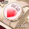 LIGE New Smart Watch Women Full Circle Touch Screen Bluetooth Call Waterproof Sport Activity Fitness Smartwatch Ladies Gift