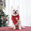 Santa Claus Patten Cute Cats Triangular Scarf Christmas Pet Decor Pet Costume Dogs Bandanas