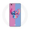 Чехол для Huawei P8 Lite Stitch and angel blue pink