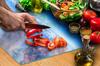 Glass stovetop protector 70x52 Sky