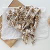 Ретро деревенский маленький квадратный шарф французский художественный хлопковый и льняной шарф женский весенне-осенний летний солнцезащитный и солнцезащитный платок