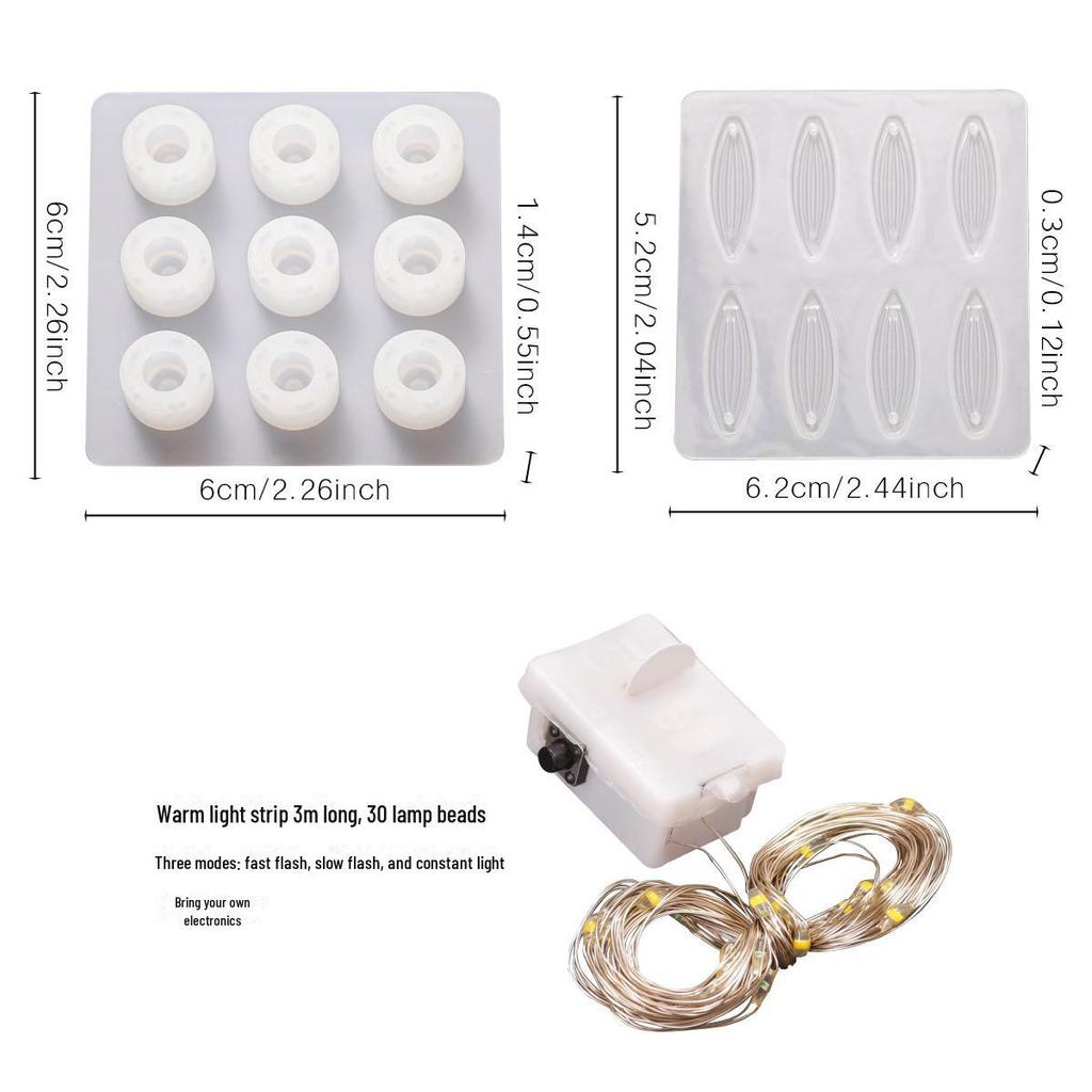 Силиконовая форма для ночника в виде цветка тюльпана - DIY Эпоксидные 3D украшения