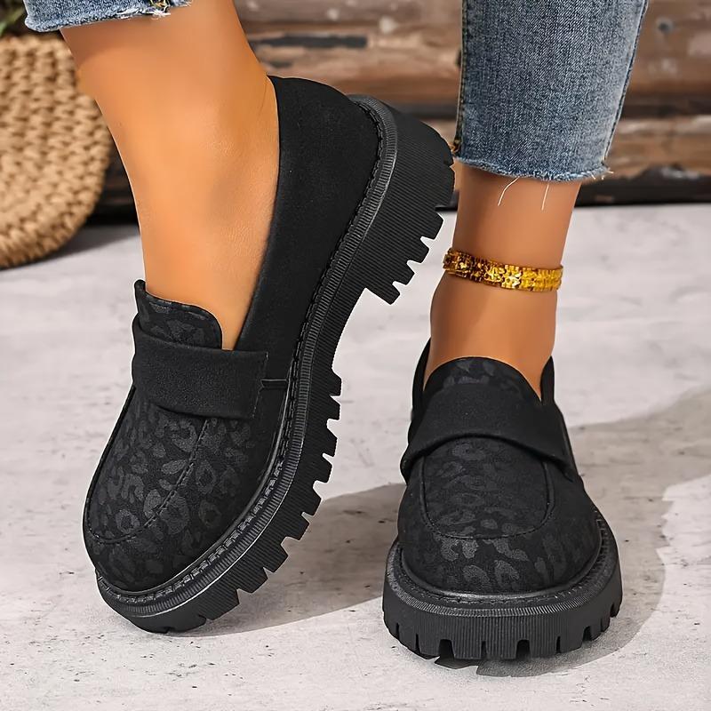 Women's Winter Furry Slip-Resistant Platform Sneakers/Boots - Thick Platform Height Increase