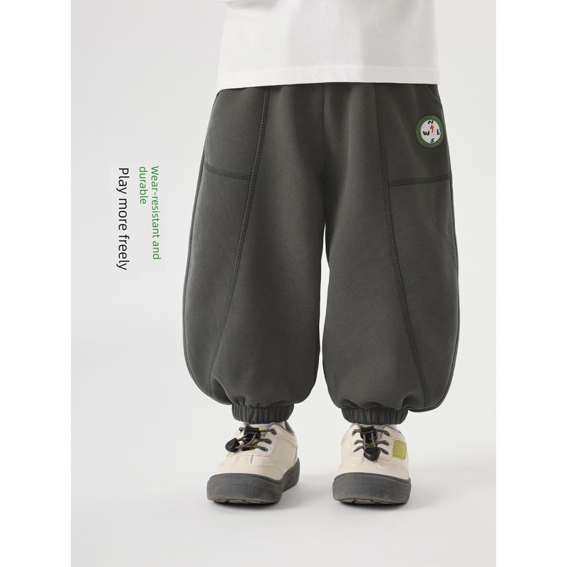 Right European Style Boys' Pants Children's Casual Sports Long Pants 2026 New Children's Clothing Baby Spring and Autumn Versatile Sweatpants