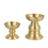 2 шт. Буддийские Алтари Латунный Подсвечник Ритуальное Приношение Необходимый Металл Устойчивое Основание Подставка для Чайной Свечи Масляная Лампа Декор