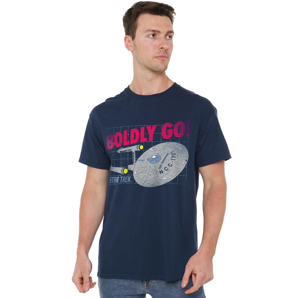 STAR TREK Мужская футболка «Смело идти»