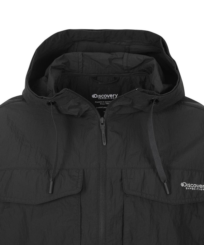 Женская ветровка Discovery Expedition Freshvent 2.0 с карманом, укороченная (черный)