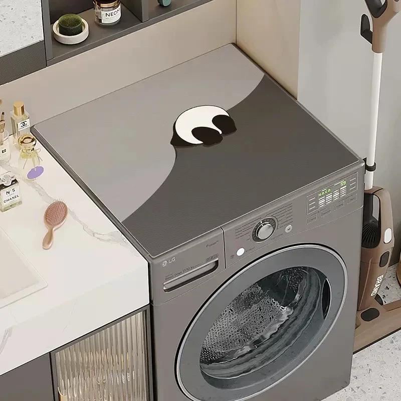 Коврик для стиральной машины с защитой от пыли, однотонный коврик для слива на кухне, коврик для защиты от пыли в духовке, коврик для микроволновой печи, декор для ванной комнаты Funda Lavadora