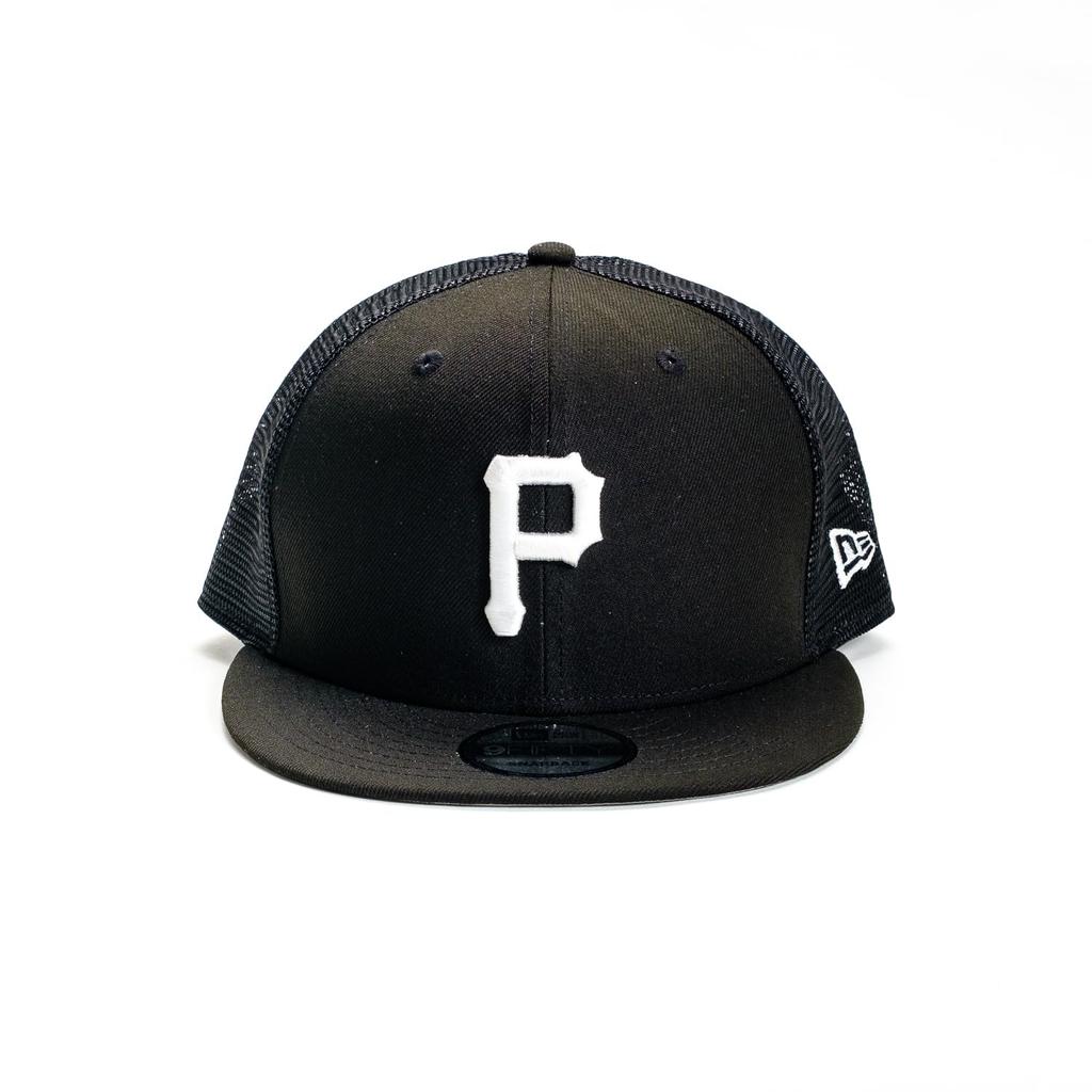 New Era 9FIFTY Black White Snapback Mesh Pittsburgh MLB & Cap, Pirates,