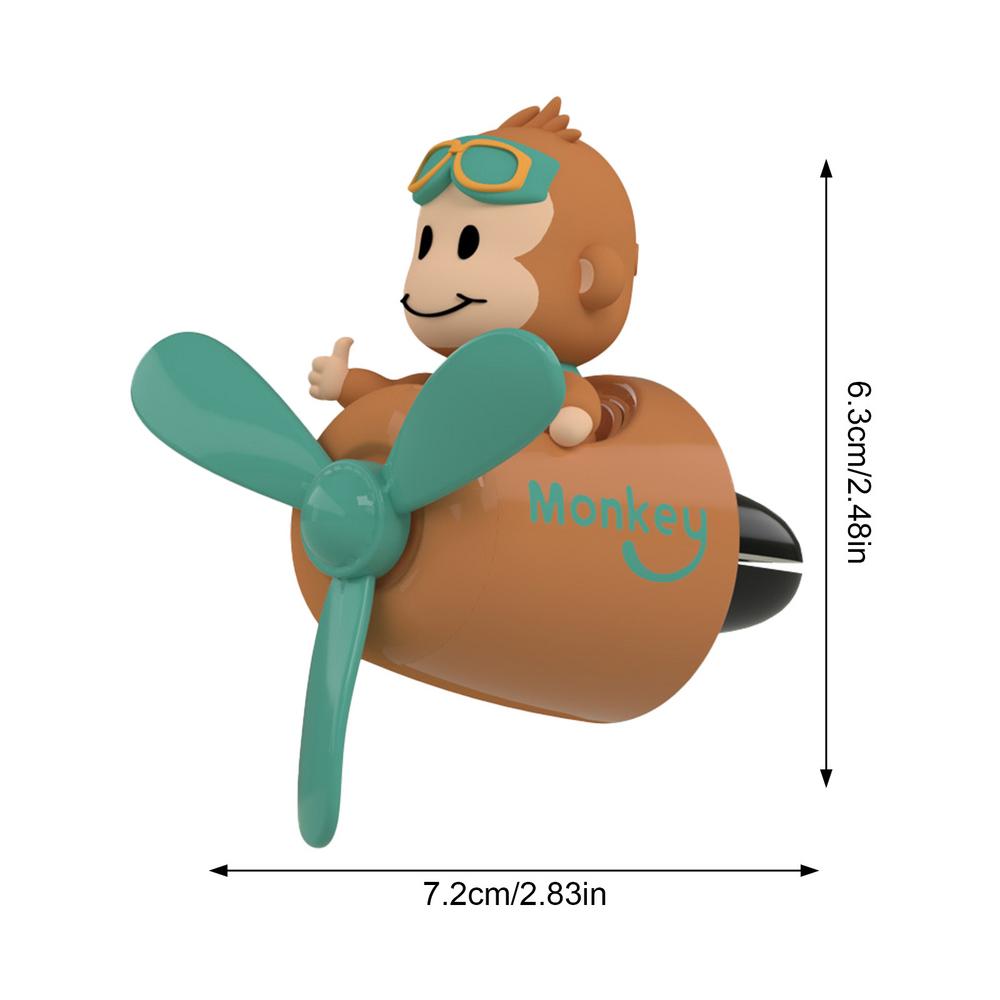 Автомобильный освежитель воздуха Bear Pilot Автомобильные аксессуары Внутренний диффузор духов Вращающийся пропеллер Выходной ароматизатор с 2 ароматерапией