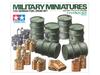 Tamiya Military Miniature Series 186 German Drum Can Set Plastic Model Kit 35186 1/35 No.