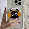 Корея Милый Мультяшный Черный Кот Магнитный Держатель Захват Ток Грипток Подставка Для Телефона Держатель Поддержка Для iPhone Для Планшета Magsafe Умный Ток