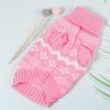Pink Pet Knitted Sweater 3Pcs High Collar Warm Sweater for Dogs