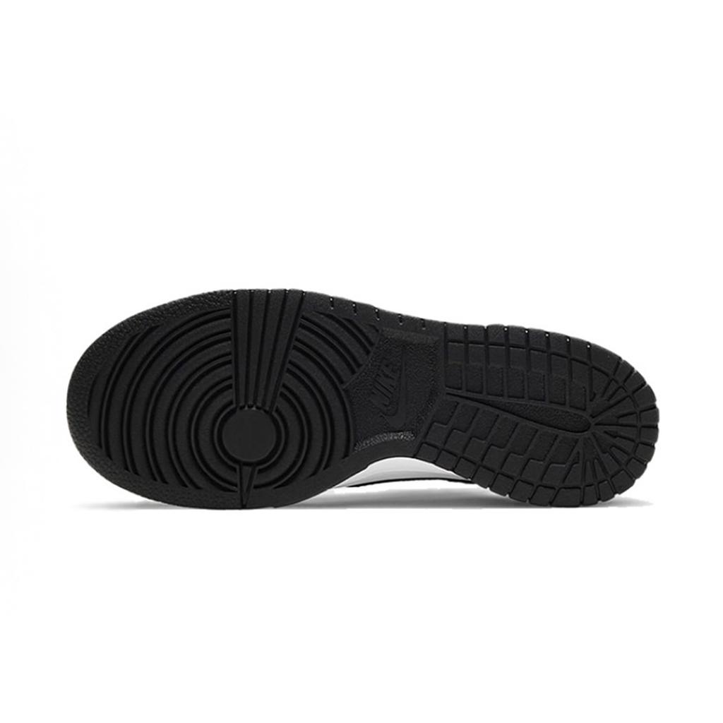 Nike Dunk Black White Slip Resistant Abrasion Resistant Low top Skateboard Shoes Unisex White Black HF5441-100(Team1430-)