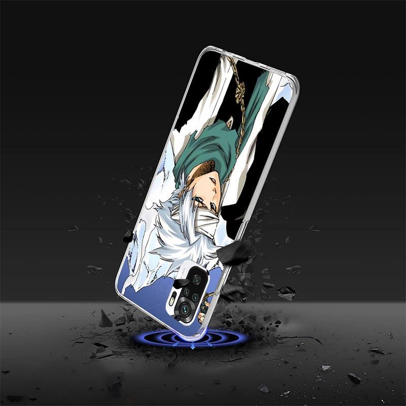 Bleach Hitsugaya Toushirou Phone Case For Xiaomi Redmi Note 10 11 12 13 14 15 Pro Plus 11S 12S 14S 11T 11E 10S Soft TPU Back Cov