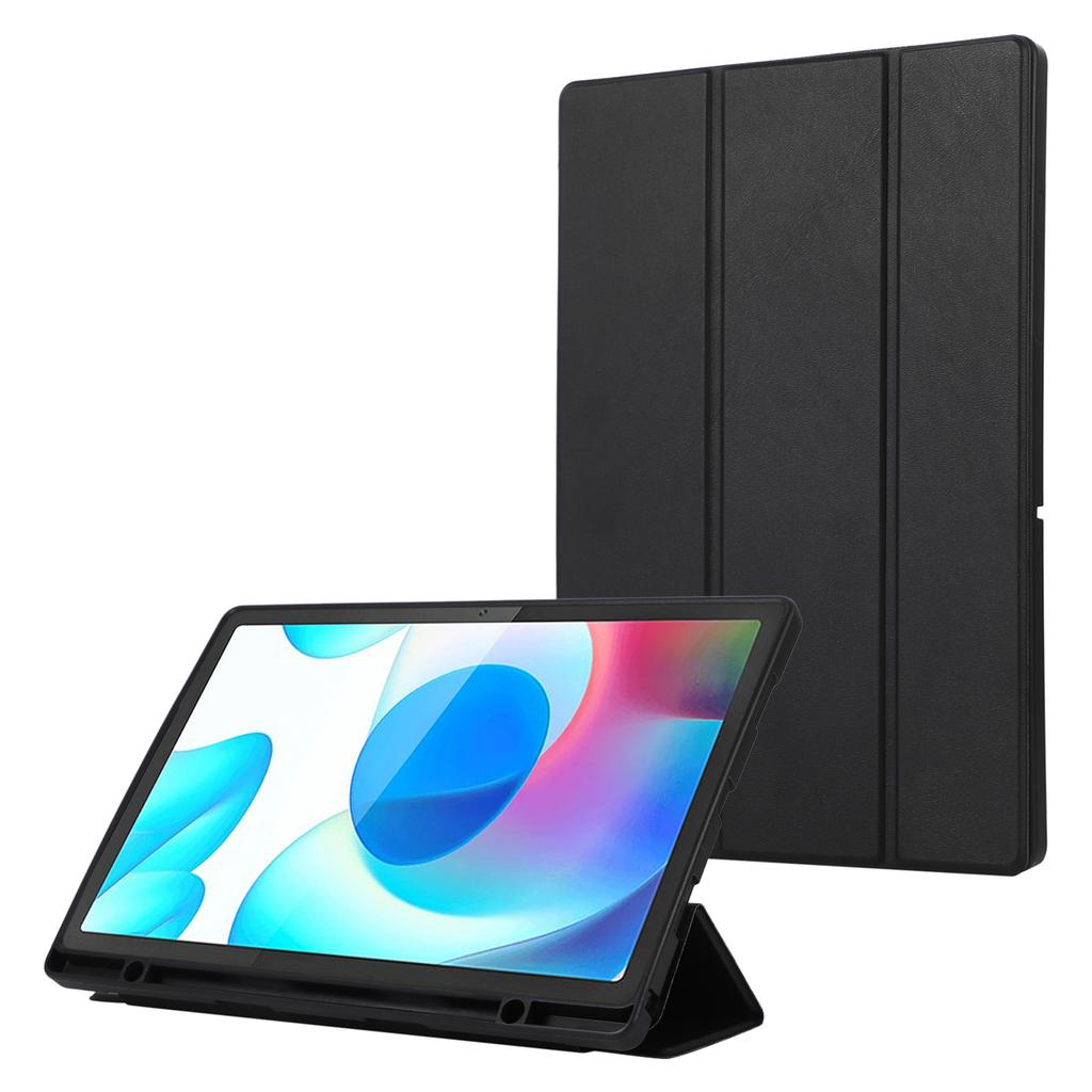 Чехол для Samsung Galaxy Tab A9+ Чехол-подставка трифолд из ПУ кожи для планшета со слотом для стилуса