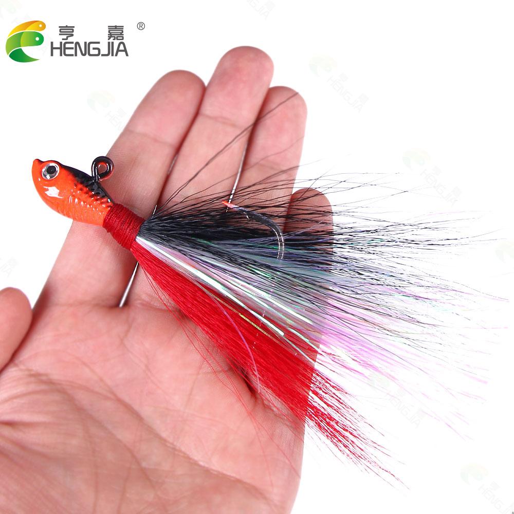 14 г джиг-головка Bucktail рыболовная приманка оленьая шерсть сухая форель приманки для рыбалки нахлыстом окунь форель мягкая приманка рыболовная приманка товары для морской рыбалки