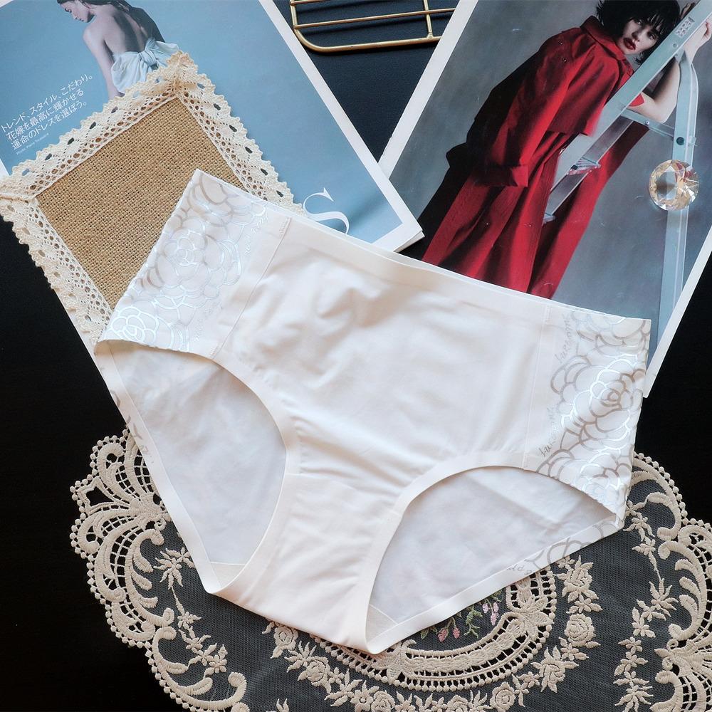 Women's Panties One-piece High Elastic Seamless Underwear Women's Mid-rise Comfortable Briefs for Women