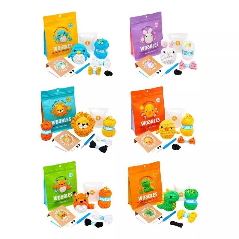 Набор для начинающих вязальщиков крючком с увлекательными видеоуроками для создания животных своими руками в весеннем сезоне 2023 года