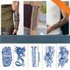 Herbal Tattoo Stickers Men and Women Semi-permanent Waterproof Lasting Internet Celebrity Juice Non-reflective Flower Arm Female Tattoo