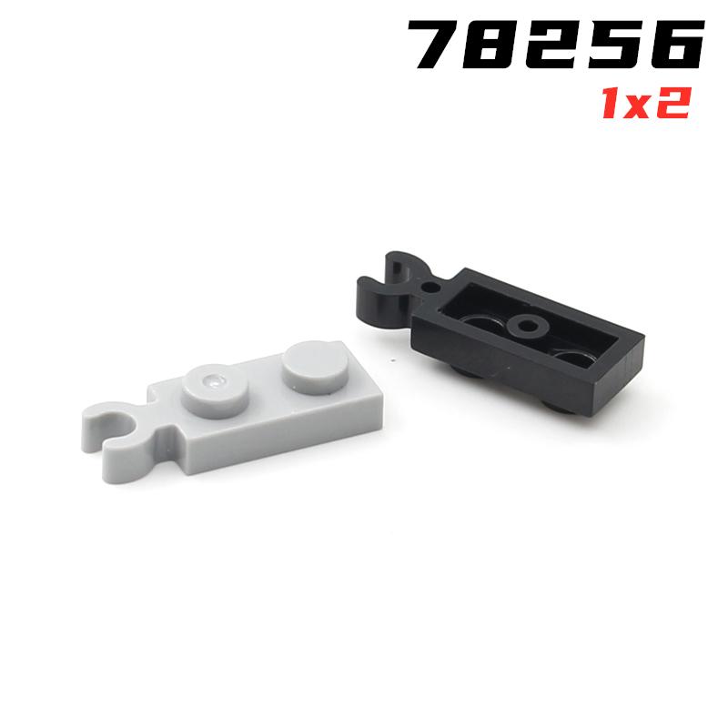 Rainbow Pig MOC Parts 78256 Plate, Modified 1 x 2 with Clip Compatible Building Blocks Particle DIY Assmble Kids Tech Toys Gift