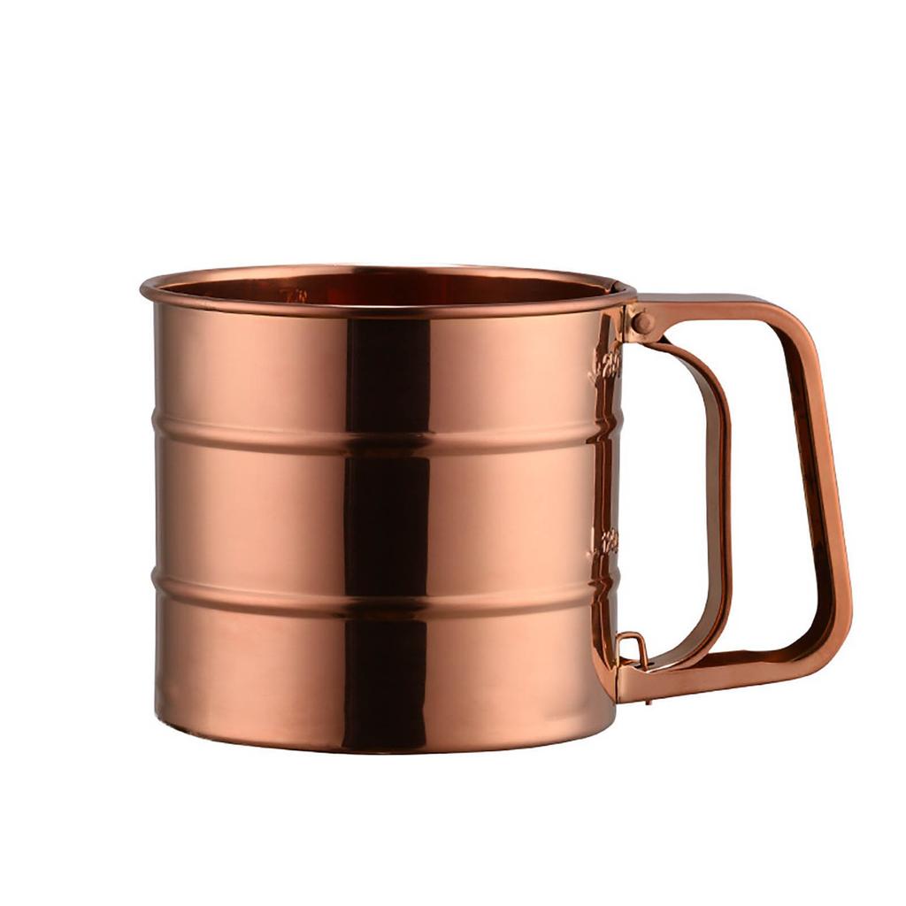 Механическое сито из нержавеющей стали, фильтр для муки, шейкер для глазури, сахар для выпечки