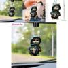 Charming 2d Acrylic Cat Book Holder Pendant Adorable Cartoon Car Interior Decoration