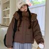 Fashion Winter Coat Female Short Parkas Hooded Casual Loose Thick Warm Women's Jackets