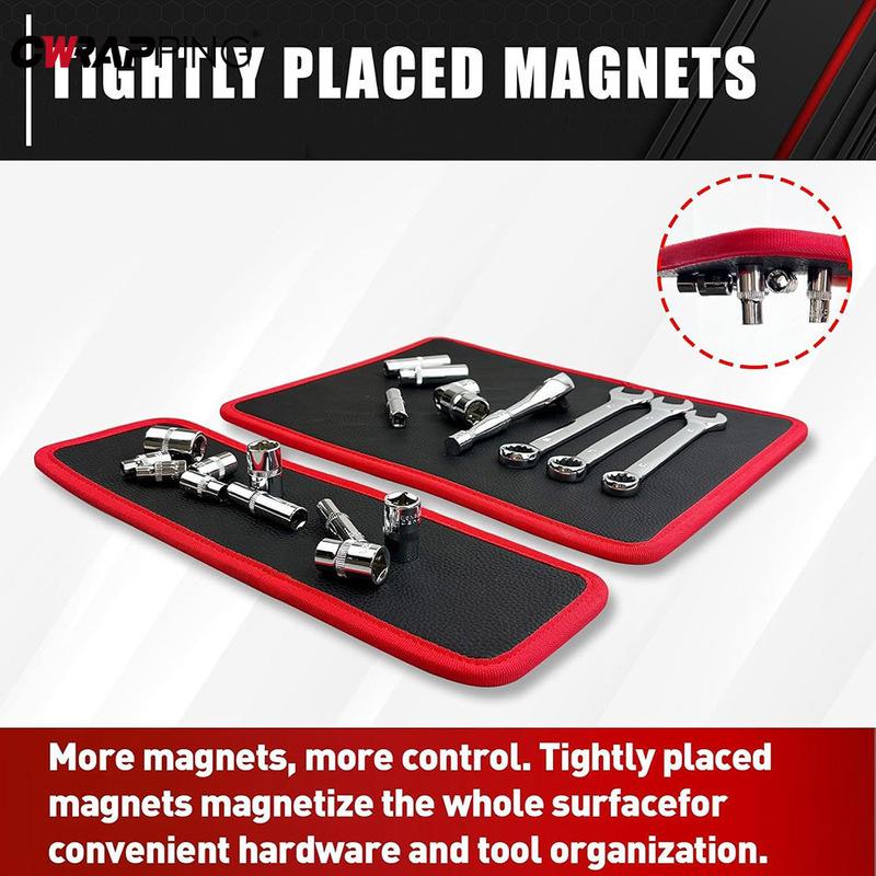 Magnetic Wrench Auxiliary Equipment Screw Tool Pad Flexible Tool Bracket Pad Mechanical Tray Portable Storage Space Accessories