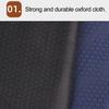 Портативный портфель с ручкой, из ткани Оксфорд с защитой от пятен, для встреч, для хранения ноутбука, ежедневное использование