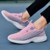 Модные новые весенние и осенние сетчатые дышащие женские повседневные спортивные туфли модные прогулочные кроссовки больших размеров для бега