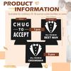 6 Pack Groomsmen Best Man Proposal Can Coolers Bachelor Gifts Groomsmen Gifts Funny Novelty Neoprene Hugger Can Sleeve Favors for Bachelor Party for