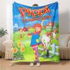 Pippi Adventure Flannel Blanket Super Soft Warm Cozy Blanket For Sofa Bed Office Travel Allseason Home Decor Gift