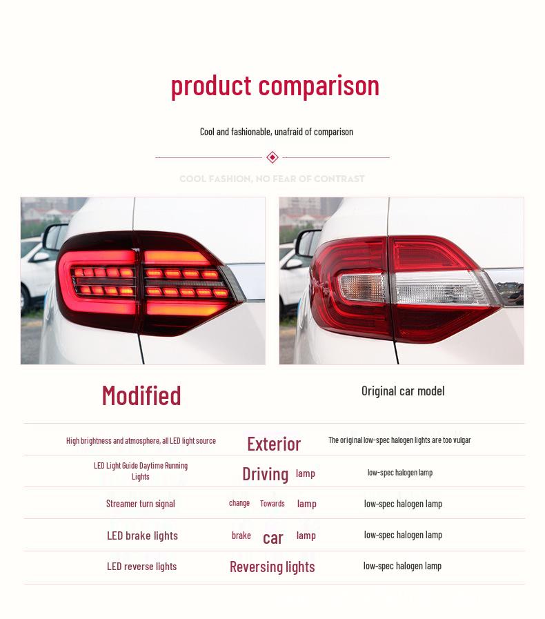 15-20 Задний фонарь Everest LED направляющий с тормозом, ДХО, последовательным указателем поворота