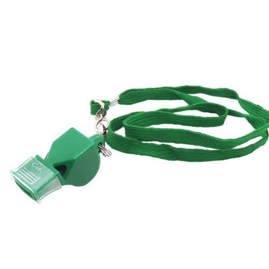 Свисток с шнурком и ручкой для рта. Пластиковый спортивный свисток. Громкий четкий звук. Свисток для тренеров, судей, тренировок, кемпинга, выживания в чрезвычайных ситуациях.